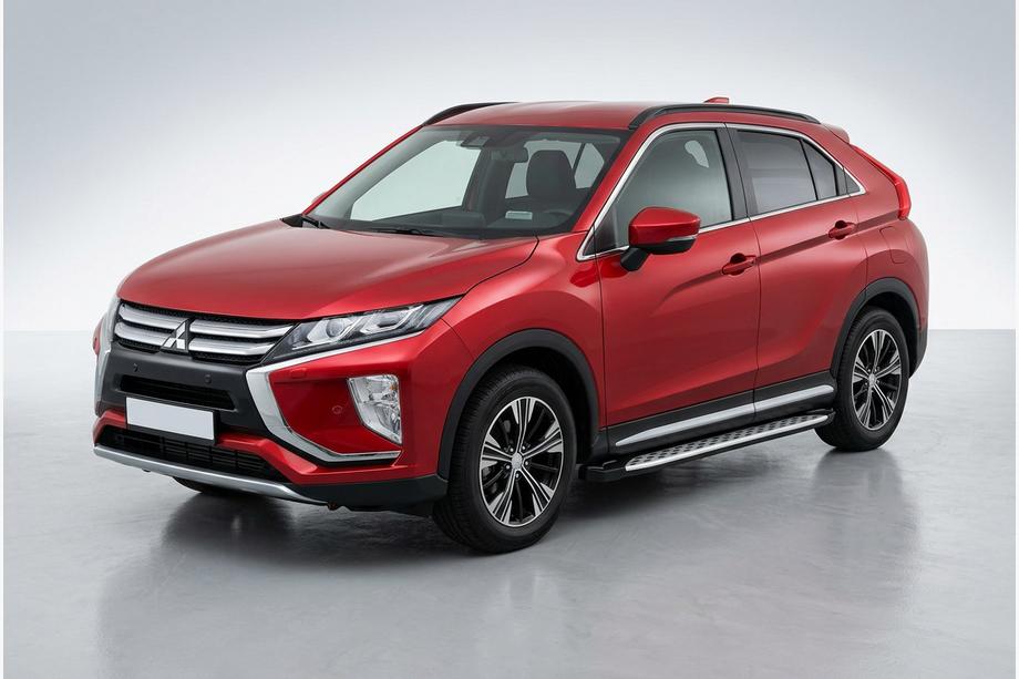 Mitsubishi Eclipse Cross 2017- рр. Бокові пороги Shining V1 (2 шт., Алюміній) Фото 1