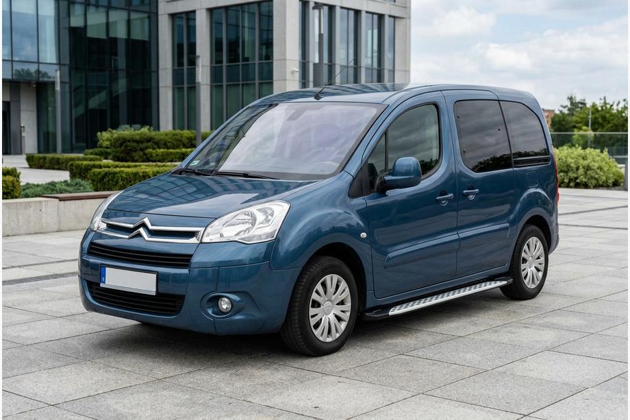 Citroen Berlingo 2008-2018 рр. Бокові пороги Shining V1 (2 шт., Алюміній) Фото 1
