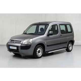 Бокові пороги Shining V1 (2 шт., Алюміній) Citroen Berlingo 1996-2008 рр. фото 1
