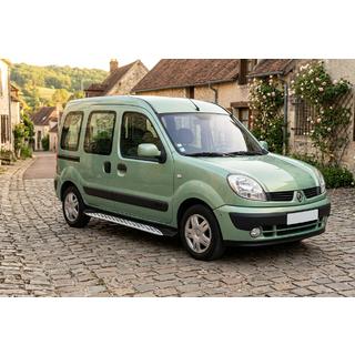 Бокові пороги Shining V1 (2 шт., Алюміній) Renault Kangoo 1998-2008 рр. фото 1