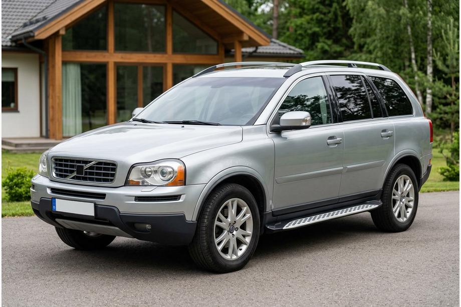 Volvo XC90 2002-2014 рр. Бокові пороги Shining V1 (2 шт., Алюміній) Фото 1