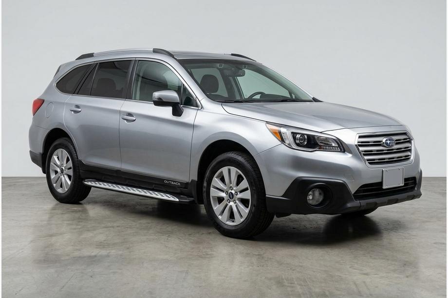 Subaru Outback 2014-2019 рр. Бокові пороги Shining V1 (2 шт., Алюміній) Фото 1