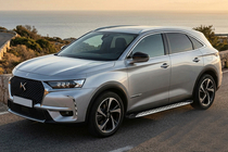 DS 7 Crossback 2017-2022 рр. Бокові пороги Shining V1 (2 шт., Алюміній) фото 1