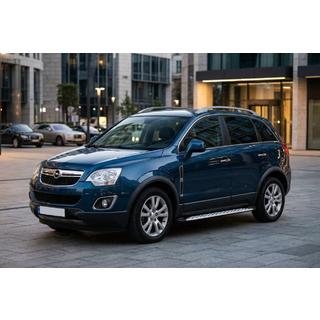 Бокові пороги Shining V1 (2 шт., Алюміній) Opel Antara 2006-2017 рр. фото 1