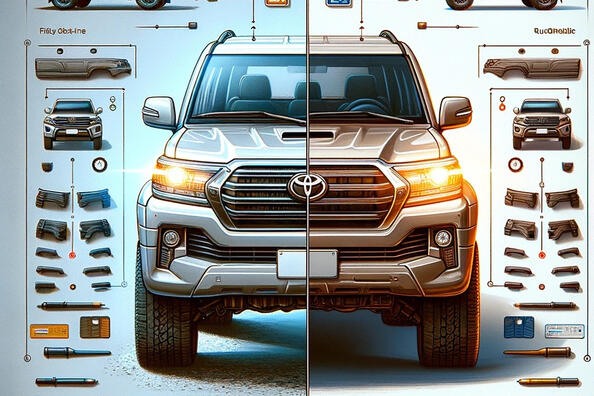Оригінальні проти репліка обвісів для Toyota Land Cruiser 200: Що краще?