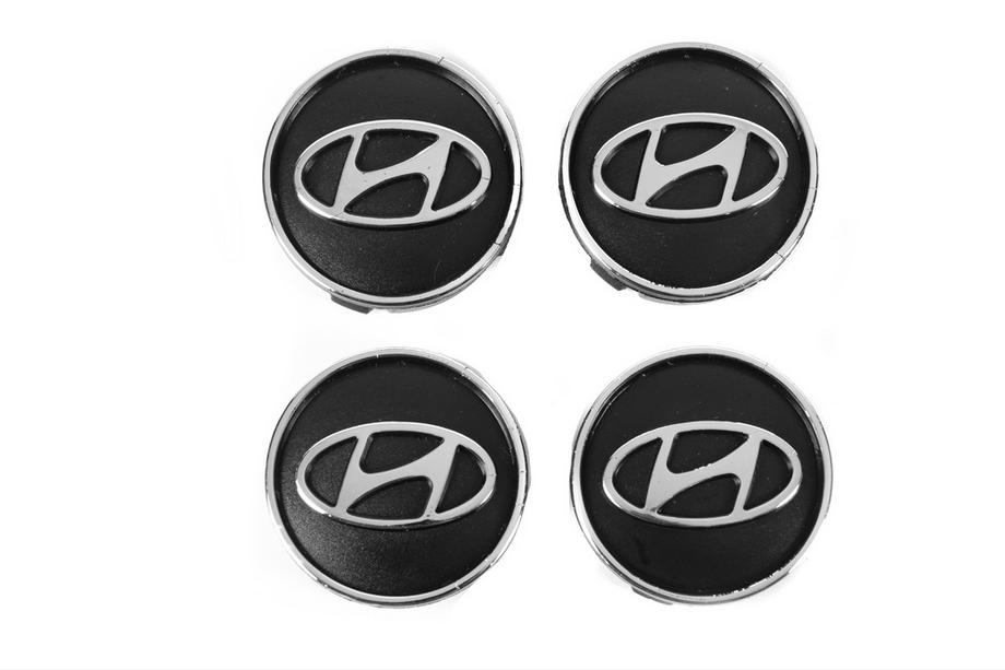 Hyundai Ковпачки диски чорні hyun60tur-bl (59мм на 55мм, 4 шт) Фото 3