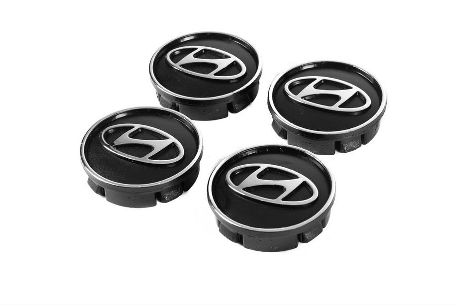 Hyundai Ковпачки диски чорні hyun60tur-bl (59мм на 55мм, 4 шт) Фото 2