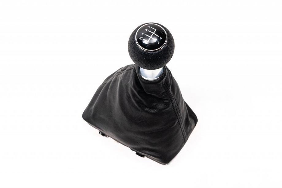 Audi A4 B7 2004-2008 рр. Ручка + чохол КПП (кожзам) Image