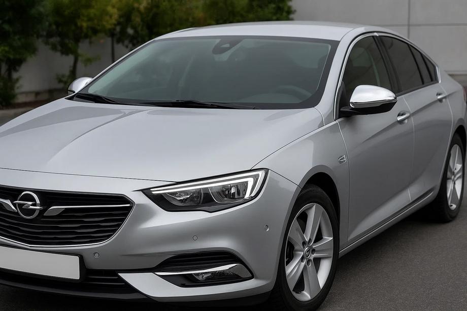 Opel Insignia 2017-2022 рр. Накладка на дзеркала (2 шт, нерж.) Image