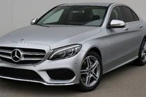 Mercedes C-сlass W205 2014-2021 рр. Накладки на дзеркала (2 шт, нерж.) фото 3