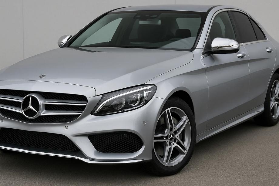 Mercedes C-class W205 2014-2021 рр. Накладки на дзеркала (2 шт, нерж.) Фото 3