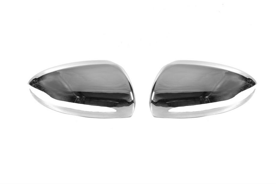 Mercedes C-class W205 2014-2021 рр. Накладки на дзеркала (2 шт, нерж.) Фото 5