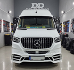 Mercedes Sprinter W907/W910 2018- рр. Передній бампер з решіткою V2 (AMG) фото 6