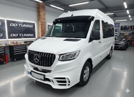 Mercedes Sprinter W907/W910 2018- рр. Передній бампер з решіткою V2 (AMG) фото 5