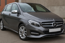 Mercedes B-class W246 2011-2018 рр. Накладки на дзеркала (2 шт, нерж.) фото 3