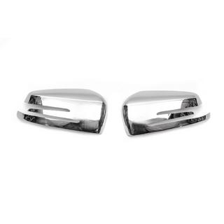 Накладки на дзеркала (2 шт, нерж.) Mercedes B-class W246 2011-2018 рр. фото 2