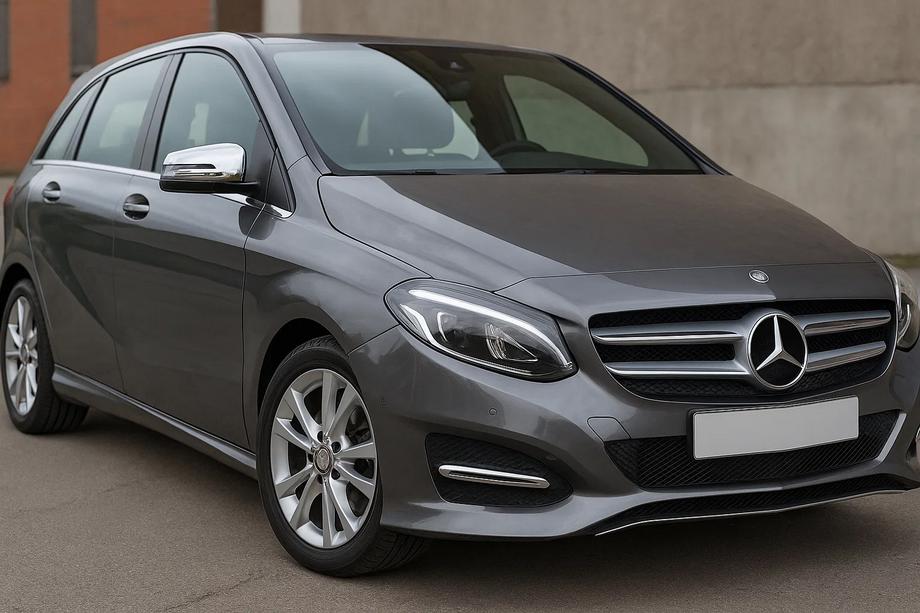 Mercedes B-class W246 2011-2018 рр. Накладки на дзеркала (2 шт, нерж.) Фото 3