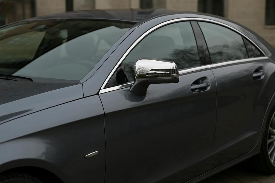 Mercedes CLS C218 2011-2018 рр. Накладки на дзеркала (2 шт, нерж.) Фото 1