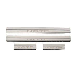 Накладки на пороги (4 шт, нерж) фото 1