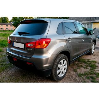 Накладка на задній бампер Carmos (2010-2019, нерж) Mitsubishi ASX 2010-2023 рр. фото 4