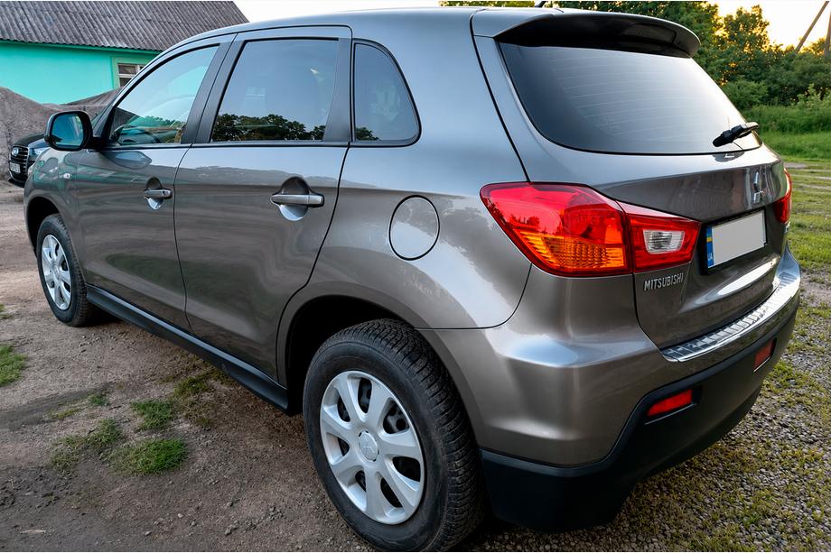 Mitsubishi ASX 2010-2023 рр. Накладка на задній бампер Carmos (2010-2019, нерж) Фото 3