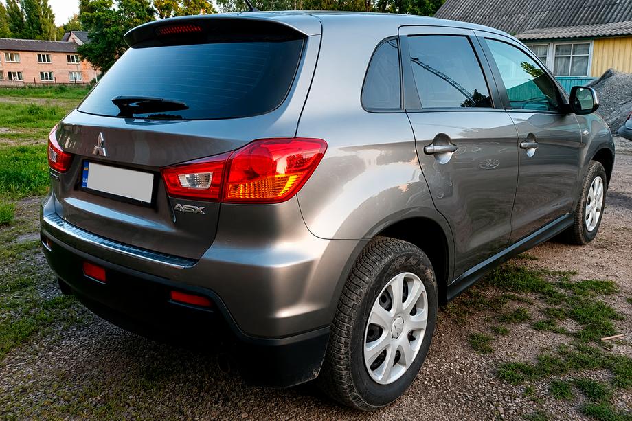 Mitsubishi ASX 2010-2023 рр. Накладка на задній бампер Carmos (2010-2019, нерж) Фото 4