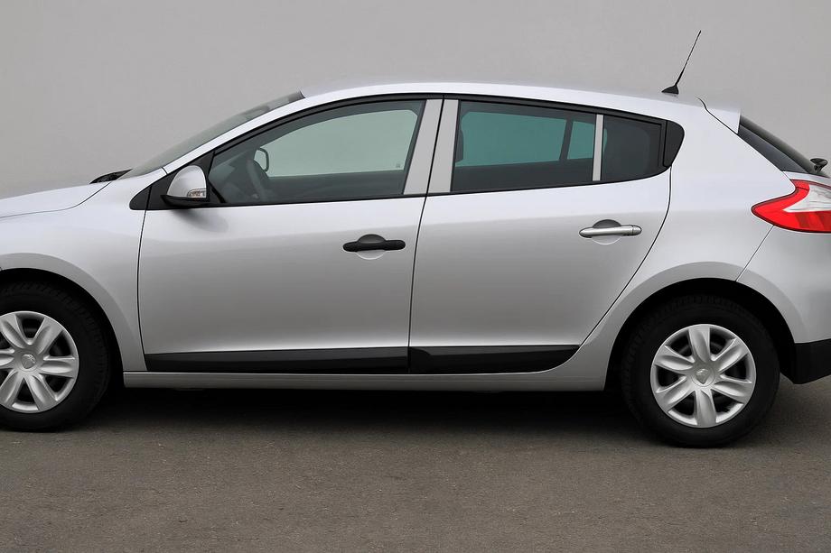 Renault Megane III 2009-2016 рр. Накладки на дверні стійки (нерж) Фото 1