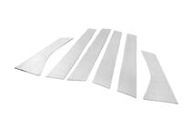 Volvo V40 2012- рр. Накладки на дверні стійки (нерж) фото 3