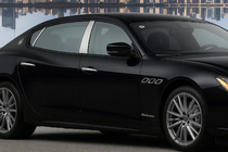 Maserati Quattroporte 2013-2023 рр. Накладки на дверні стійки (4 шт, нерж) фото 1