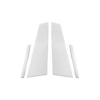 Накладки на дверні стійки (4 шт, нерж) фото 2