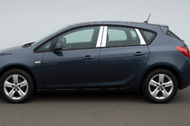 Накладки на дверні стійки (HB/SD) (6 шт, нерж) фото 1