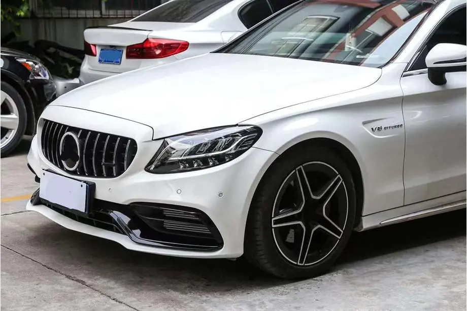 Mercedes C-class W205 2014-2021 рр. Комплект обвісів з дифузором (AMG C63-designs 2018-2021) Фото 1