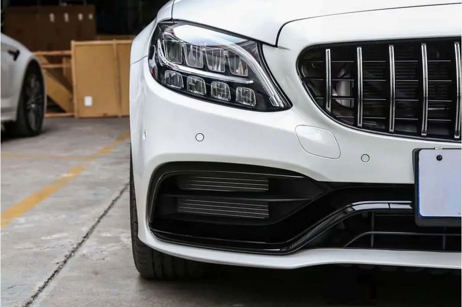 Mercedes C-class W205 2014-2021 рр. Комплект обвісів з дифузором (AMG C63-designs 2018-2021) Фото 2