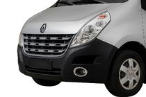 Renault Master 2011-2023 рр. Накладки на противотуманки Carmos (2 шт., нерж.) фото 3