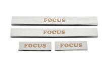 Ford Focus IV 2018- рр. Накладки на пороги Carmos (4 шт, нерж) фото 1