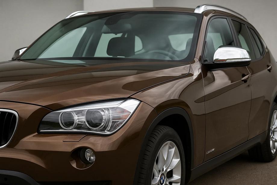 BMW X1 E84 2009-2015 рр. Накладки на дзеркала (2 шт, нерж.) Carmos Фото 3