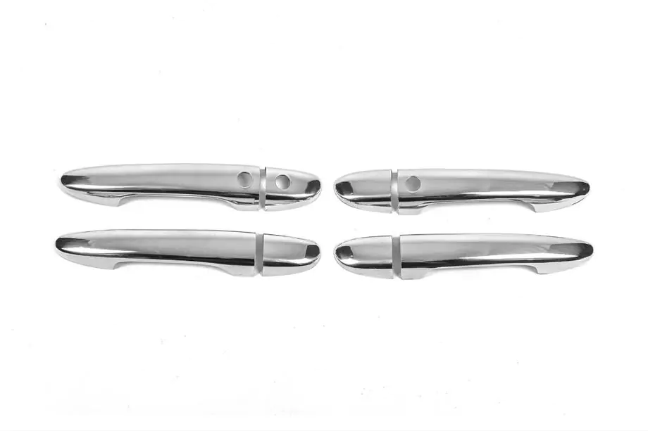 Mazda 6 2008-2012 рр. Накладки на ручки (4 шт, нерж) Фото 2