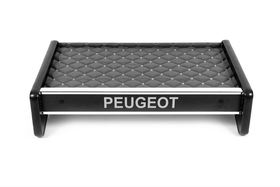 Peugeot Boxer 2006-2025 рр. Полиця на панель (Сіра з сірою ниткою) Image