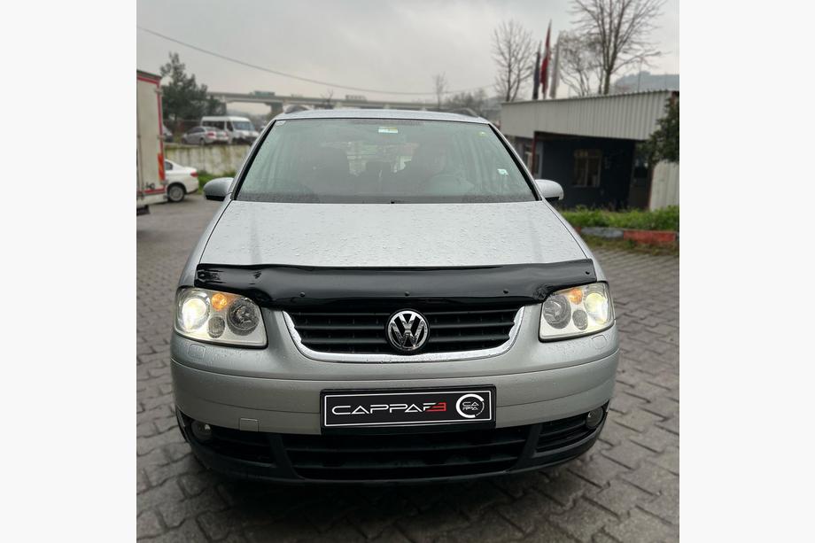 Volkswagen Touran 2003-2010 рр. Дефлектор капота EuroCap (2003-2006) Фото 1