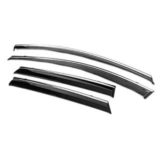 Вітровики з хромованим молдингом Niken Luxury (4 шт) фото 3