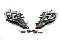 Toyota Land Cruiser Prado 150 2009-2023 рр. Передня оптика FullLED (2013-2017, 2 шт) фото 1