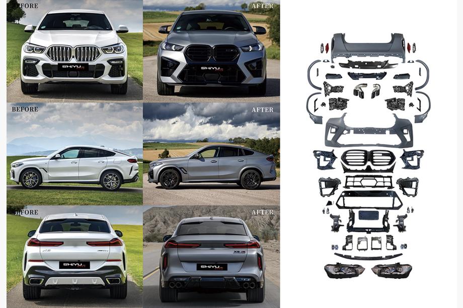 BMW X6 G06 2019-2027 рр. Комплект рестайлінгу в X6M F96 2024р Фото 1