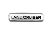 Toyota Land Cruiser Шильдик алюмінієвий для килимків (1шт) фото 1