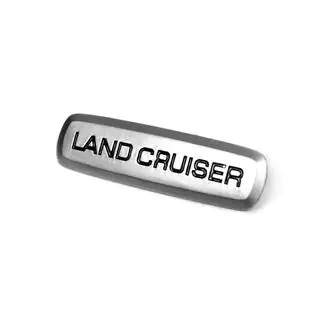 Land Cruiser Шильдик алюмінієвий для килимків (1шт) фото 2