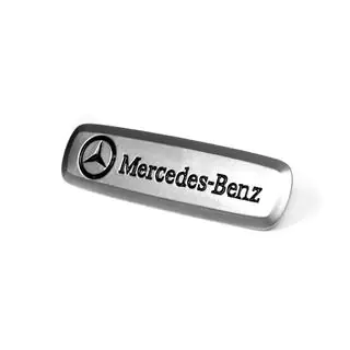 Mercedes Шильдик алюмінієвий для килимків (1шт) фото 2