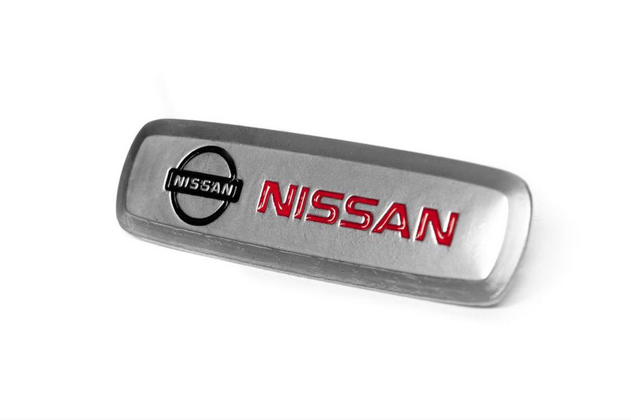 Nissan Шильдик алюмінієвий для килимків (1шт) Фото 2