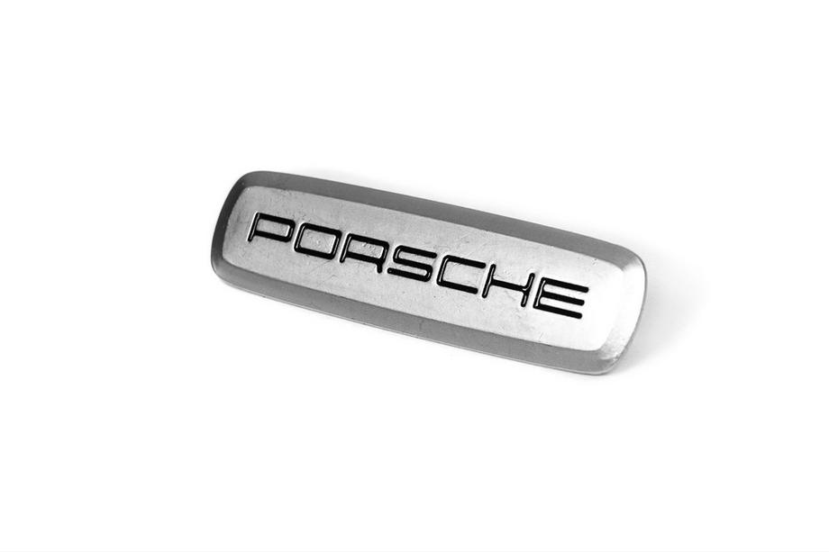 Porsche Шильдик алюмінієвий для килимків (1шт) Фото 2