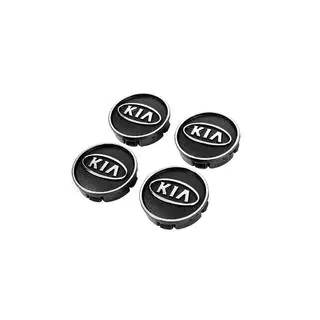 Ковпачки диски чорні kia60tur-bl (59мм на 55мм, 4 шт) фото 1