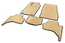 Mitsubishi Pajero Sport 2015- рр. Килимки EVA (Бежевий) фото 2