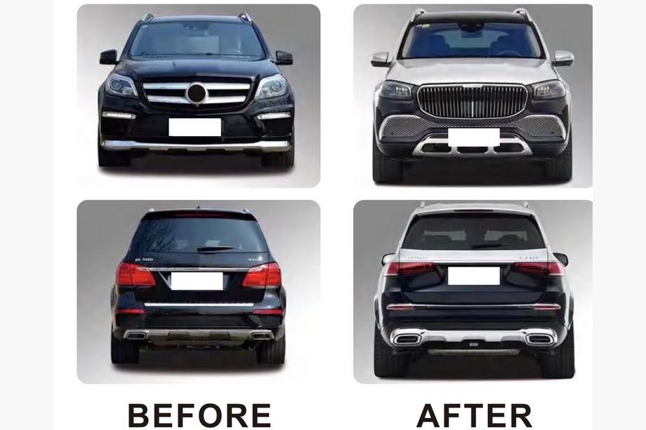 Mercedes GL/GLS class X166 2012-2019 рр. Комплект рестайлінгу з X166 в GLS X167 Maybach (Type-A) Фото 2